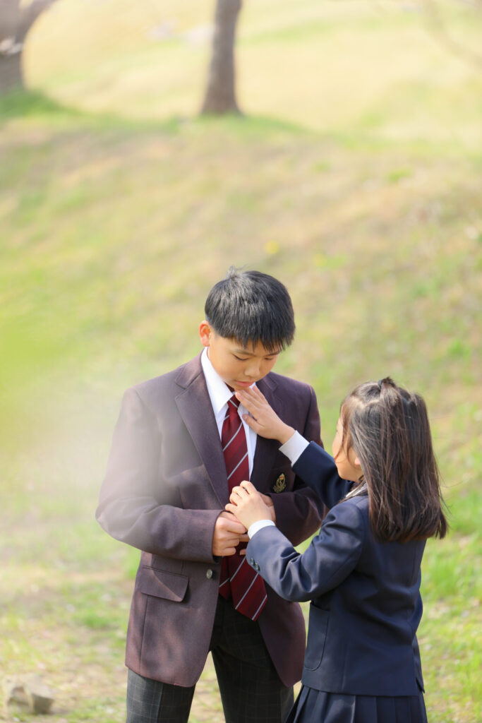 笠岡市柳生写真館-入学卒業写真撮影-桜ロケ