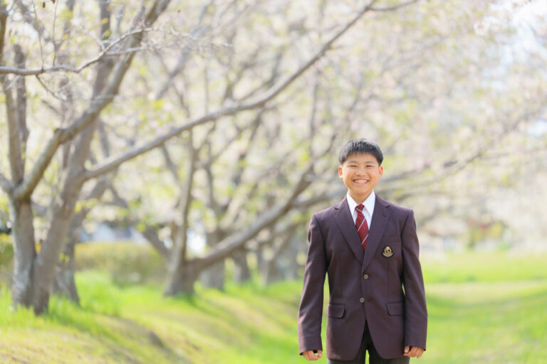 笠岡市柳生写真館-入学卒業写真撮影-桜ロケ