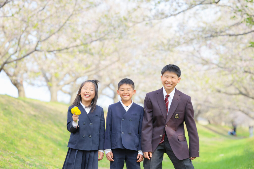 笠岡市柳生写真館-入学卒業写真撮影-桜ロケ