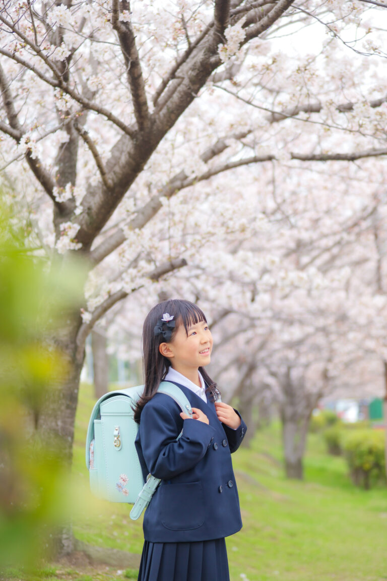 笠岡市柳生写真館-入学卒業写真撮影-桜ロケ