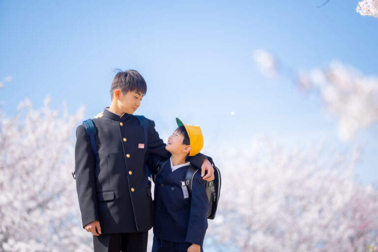 笠岡市柳生写真館-入学卒業写真撮影-桜ロケ