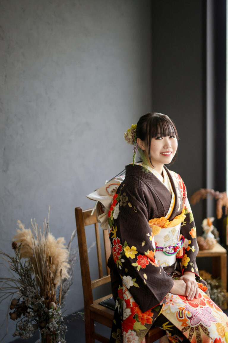 笠岡市柳生写真館-成人振袖レンタル-スタジオ